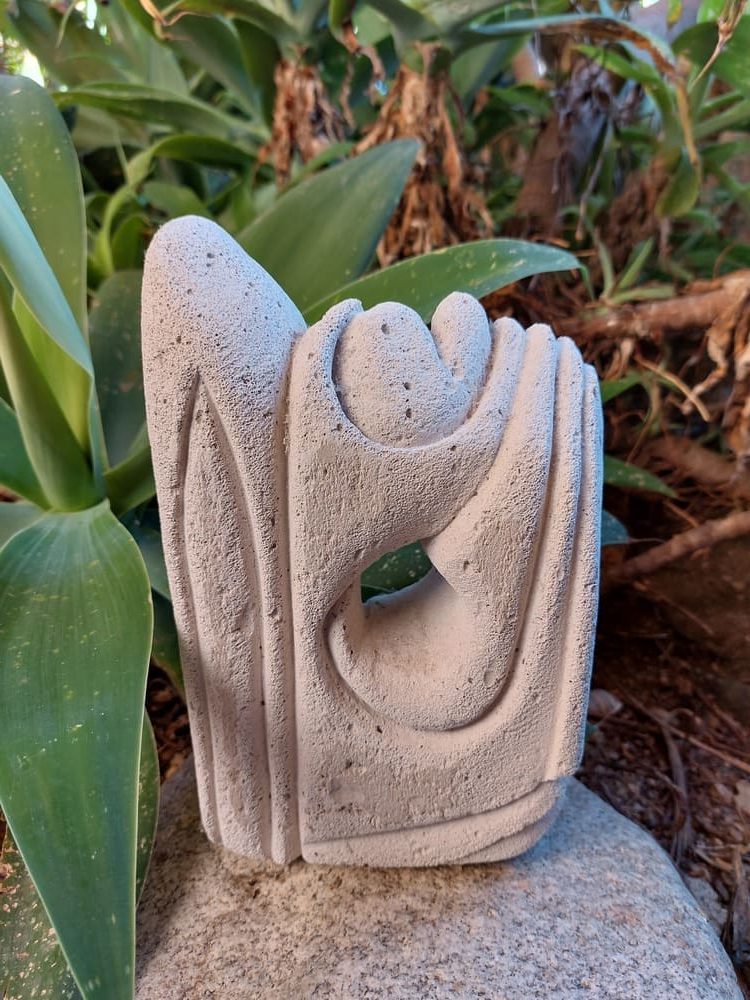 Presepe retro, cemento soffiato, 24×15, 2015, in studio Aurelia Campolo